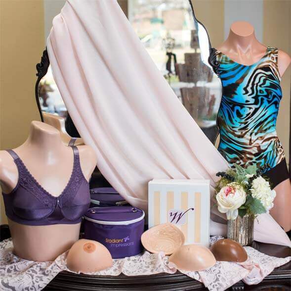 image of post-breast surgery product display