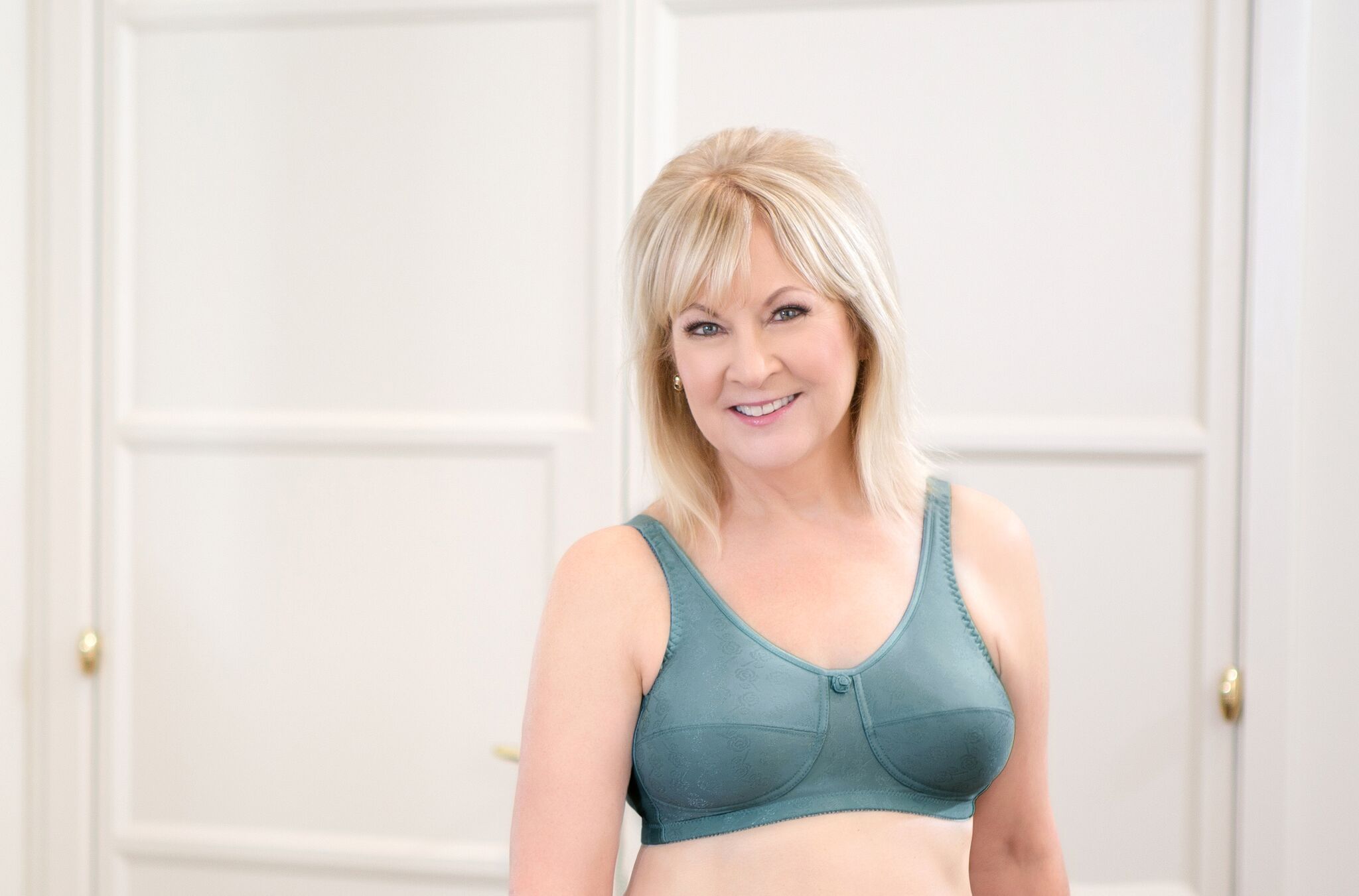 ABC 103 Rose Contour Bra Platinum Blue