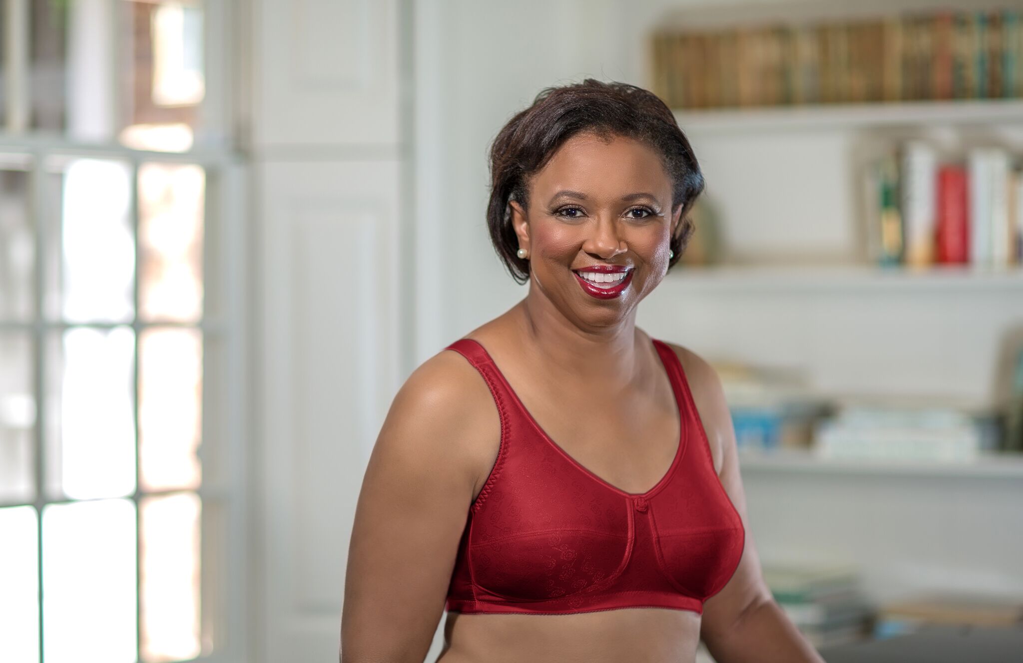 ABC 103 Rose Contour Bra Ruby Red