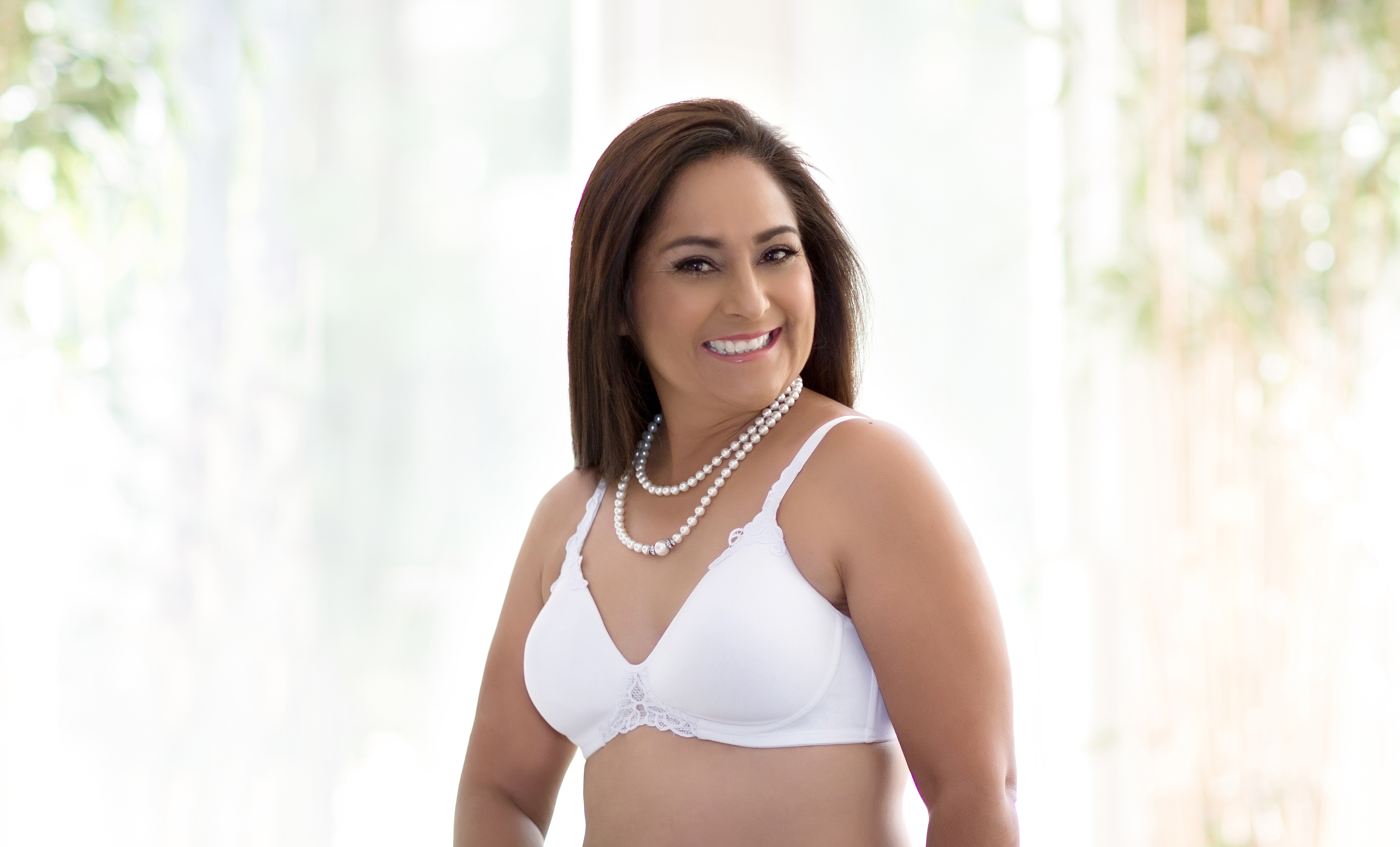 ABC 105 Petite T-Shirt Bilateral Pocketed Mastectomy Bra Available in Beige, White or Black