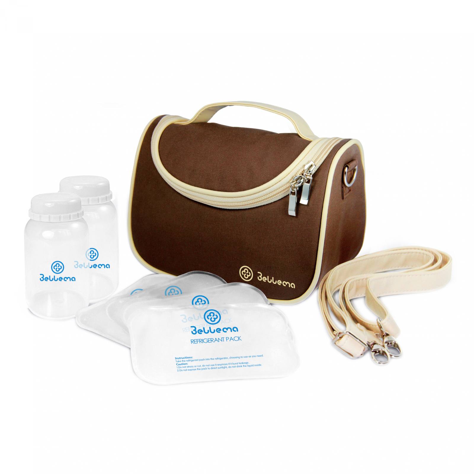 BelleMa Breastmilk Cooler Set Insulated Bag