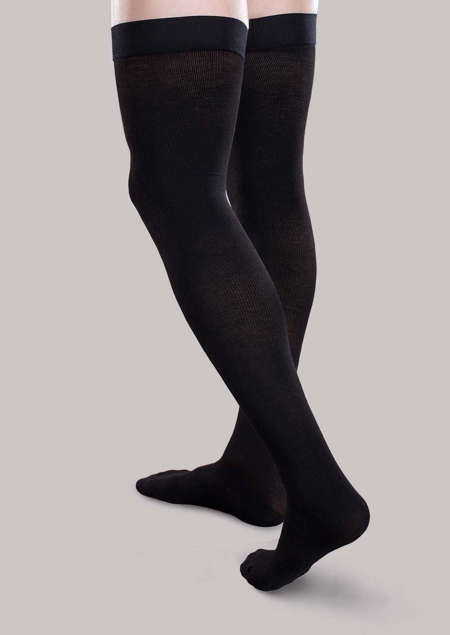 Black Core Spun Socks