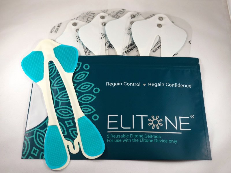 Picture of gel pads for use with ELITONE device.