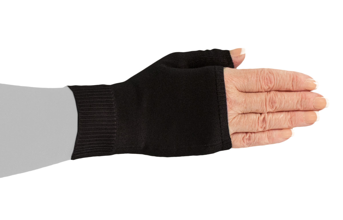 LympheDivas Solid Color Style Compression Gauntlet Onyx Model