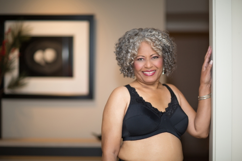 ABC 101 Lace Front Bilateral Pocketed Mastectomy Bra Available in 5 Colors