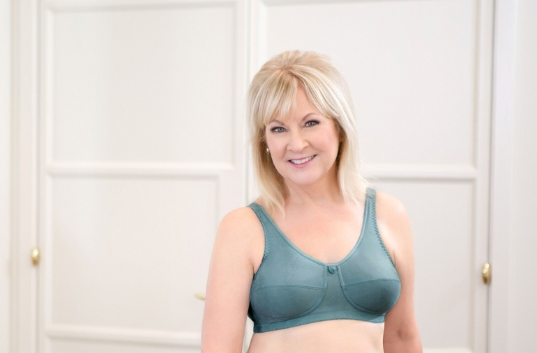 ABC 103 Rose Contour Bra Platinum Blue