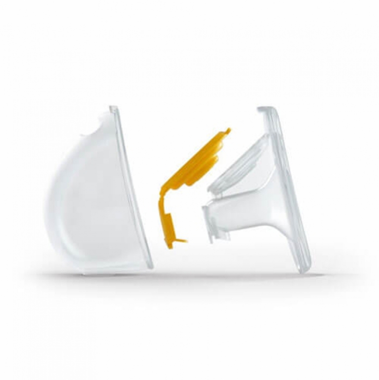 The hands-free flanges that come apart in three pieces.