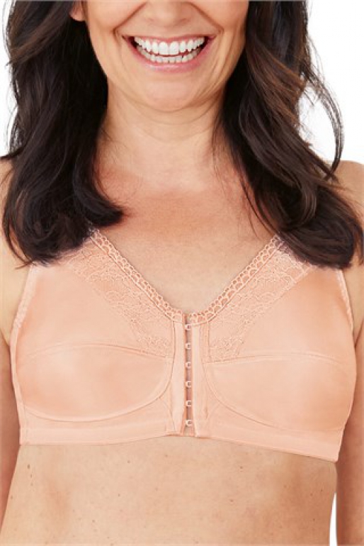 Nancy Front Closure Bra in Blush