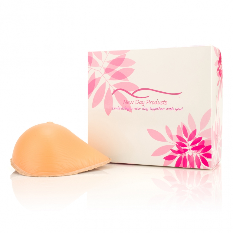 New Day Natural Clout Light - MVT Silicone Breast Form Side