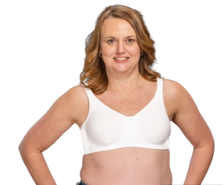 Trulife Harper 4040 White Mastectomy Bra