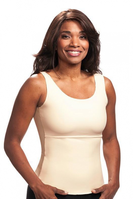 Wear Ease 912 Short Slimmer Compression Camisole Nude