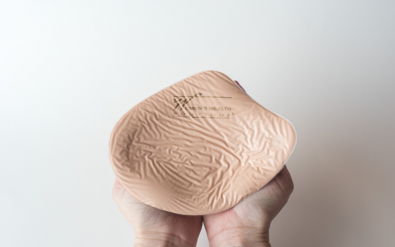 WHB 350 Lux Lite Silicone Breast Form Back