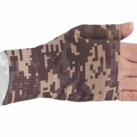LympheDivas Specialty Print Patterns Compression Gauntlet Military Camouflage Model