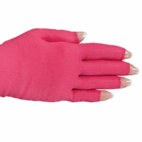 LympheDivas Solid Color Style Compression Glove Fuchsia Model