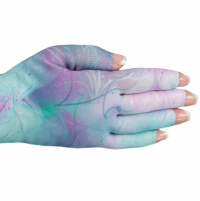 LympheDivas Specialty Print Patterns Compression Glove Luna Model