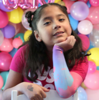 Child Lymphedema Arm Sleeve, Juzo Print