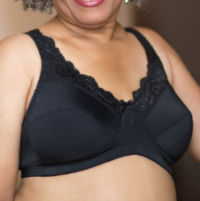 ABC 101 Lace Front Bilateral Pocketed Mastectomy Bra Available in 5 Colors
