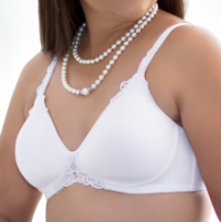 ABC 105 Petite T-Shirt Bilateral Pocketed Mastectomy Bra Available in Beige, White or Black
