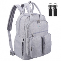 Light Grey BelleMa Maternity Bag, Diaper Bag, Breastpump Bag