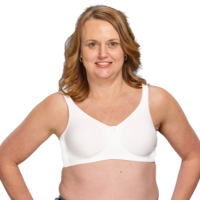 Trulife Harper 4040 White Mastectomy Bra