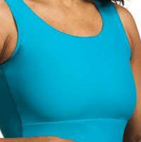 Wear Ease 912 Short Slimmer Compression Camisole Teal