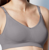 Bravado! Designs 1401 Body Silk Seamless Nursing Bra Silver Belle