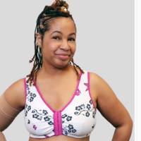 ABC 110 Magenta Butterfly Bra
