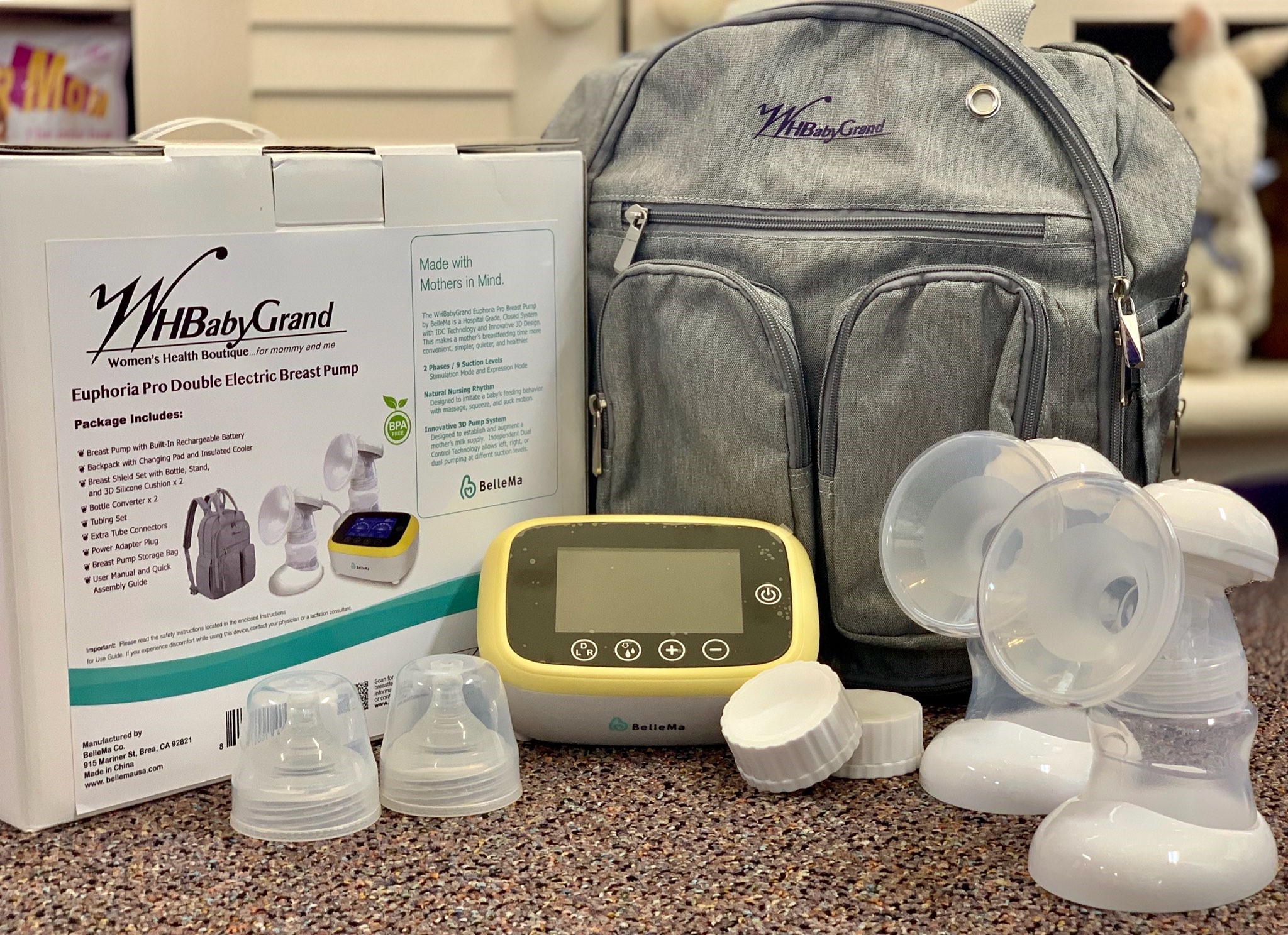 WHBabyGrand Euphoria Pro Breast Pump - Upgrade Required for Insurance